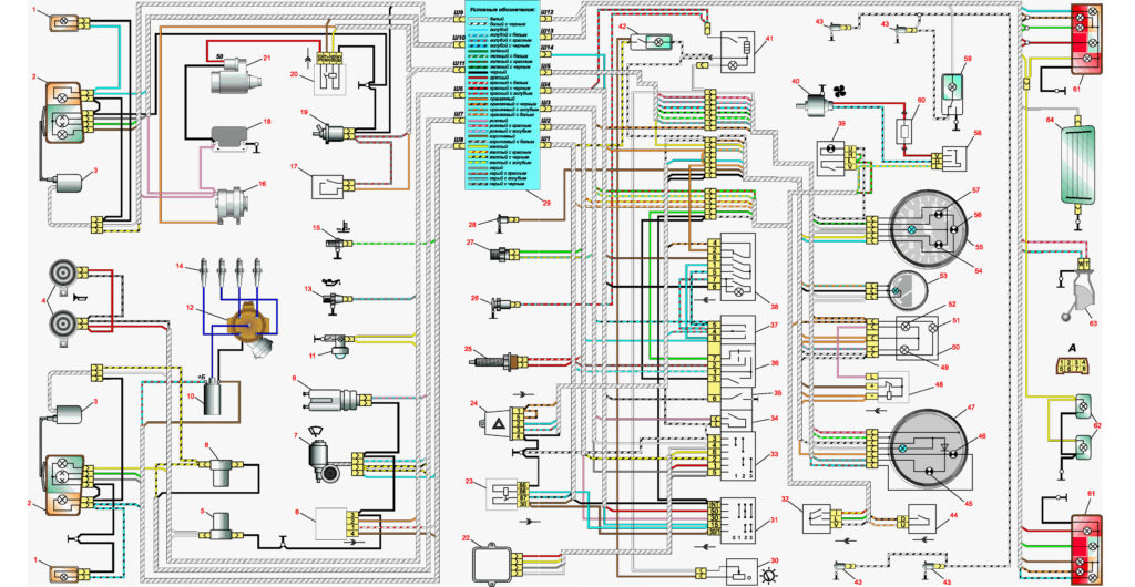 Электрические схемы ВАЗ 2105